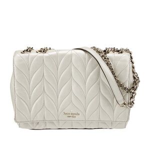 Kate Spade White Quilted Shoulder Bag